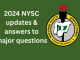 2024 NYSC updates and answers to major questions